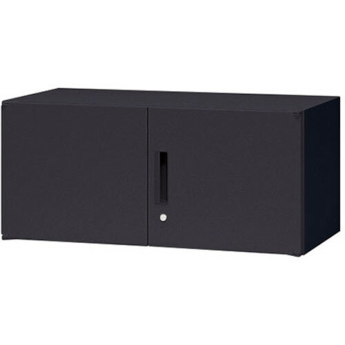 乐天商城 - NAIKI ( ナイキ ) 収納庫 CW型 両開き書庫 上置用 899×450×400 ブラック ( CW-0940K-BB ) (株)ナイキ 【メーカー取寄】