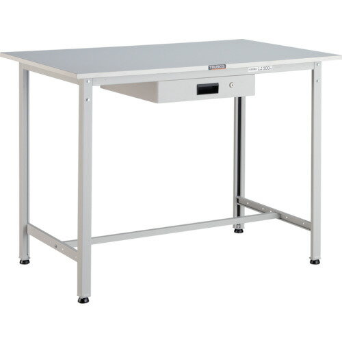 【SALE価格】TRUSCO ( トラスコ中山 ) 軽荷重立作業台(300kg)HAE型 1200X750XH900 薄型1段引出付 ホワイト色 ( HRAE-1200UDK1 W ) トラスコ中山(株) 【メーカー取寄】