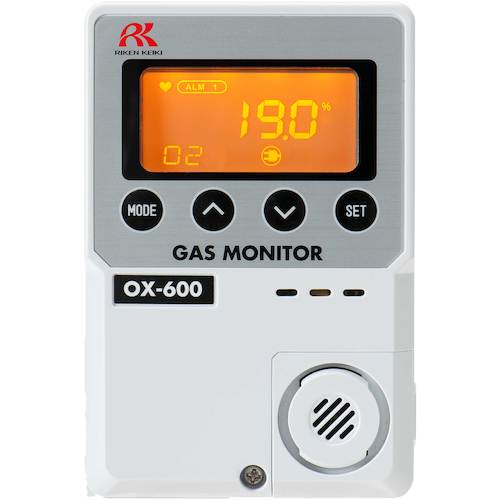 理研 ( 理研計器 ) 簡易定置型酸素濃度計 OX-600(0-25vol%)リモートセンサー(3m)乾電池仕様 ( OX600-03C 02 ) 理研計器(株) 【メーカー取寄】