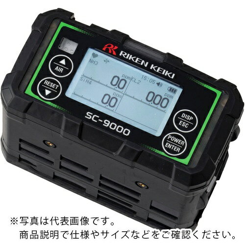 理研 ( 理研計器 ) 携帯型マルチ毒性ガス検知器 SC-9000(シアン化水素)乾電池仕様(トレーサビリティ証明書付) ( SC-9000 E00E600D0 00 X2000 ) 理研計器(株) 【メーカー取寄】