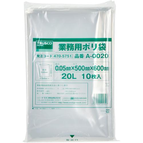 ��SALE���ʡ�TRUSCO ( �ȥ饹���滳 ) ��̳�ѥݥ��� ����0.05X20L (10����) ( A-0020 )