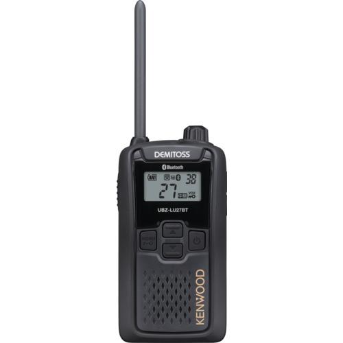KENWOOD ( JVCケンウッド ) Bluetoothマイク対応特定小電力トランシーバー(交互・中継対応) DEMITOSS ブラック ( UBZ-LU27BT )