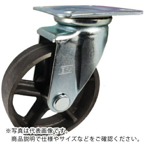 乐天商城 - ヨドノ 鋳鉄車輪(ベアリングなし) プレス製自在金具付 車輪径75mm ( CA-WJ75 ) 【メーカー取寄】