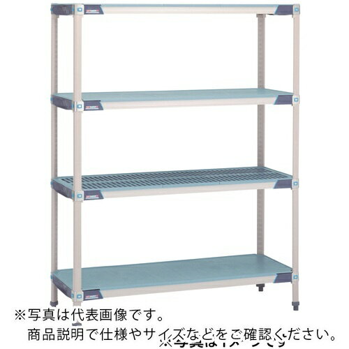 乐天商城 - ERECTA ( エレクター ) メトロマックスi グリッド 間口756mm×奥行465mm×高さ1378mm(MX) 3段 ( MX1830GMX54P3 )