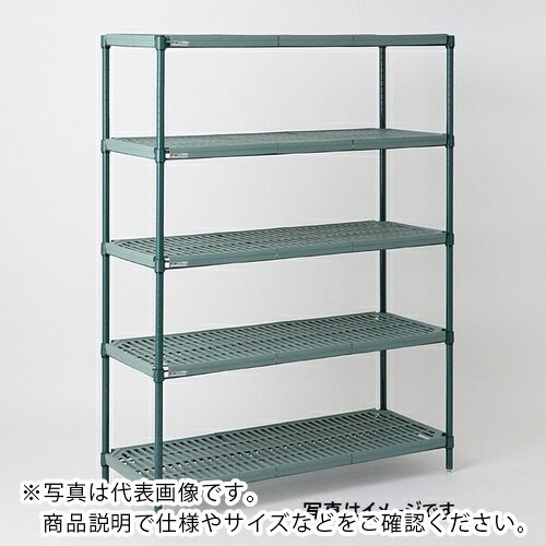 乐天商城 - ERECTA ( エレクター ) メトロ スーパーエレクター・プロ 間口1520mm×奥行460mm×高さ2197mm (P)5段 ( PR1860NK3P2200W5 )