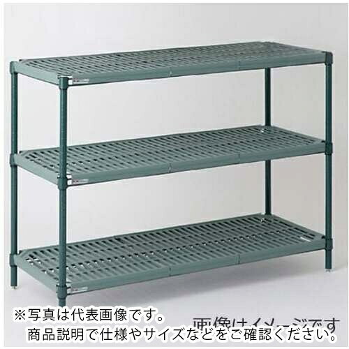 乐天商城 - ERECTA ( エレクター ) メトロ スーパーエレクター・プロ 間口1367mm×奥行536mm×高さ1384mm (P)3段 ( PR2154NK3P1390W3 ) 【メーカー取寄】