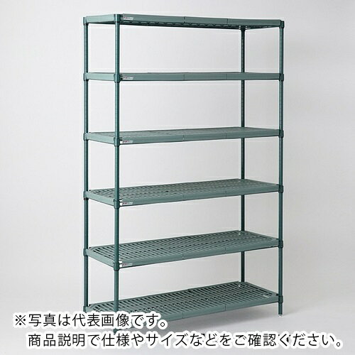乐天商城 - ERECTA ( エレクター ) メトロ スーパーエレクター・プロ 間口605mm×奥行536mm×高さ1892mm (P)6段 ( PR2124NK3P1900W6 ) 【メーカー取寄】