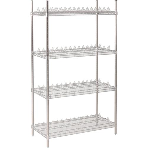 Rakuten - ERECTA ( エレクター ) リールシェルフ 間口910mm×奥行460mm×高さ1892mm(PS) DB無 4段 リールサイズφ330mm用 ( RSMS910BPS1900N4 )