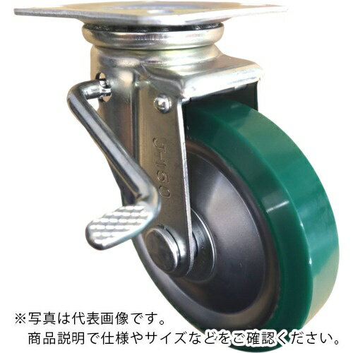 樂天商城 - ヨドノ プレス製自在金具 左ブレーキ付 ウレタン車 ( UWJBL130 )