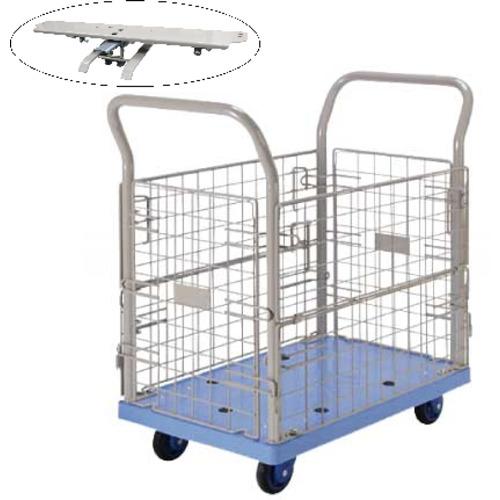 Rakuten - ヨドノ 樹脂製ポータブルカー 金網張 ストッパー付 ( 101PF-ST )