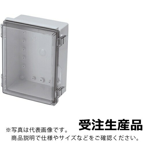 タカチ ( タカチ電機工業 ) UL認証 防水・防塵開閉式ポリカ-ボネートプラボックス BC-Cシリーズ 100×210×160mm ( BC-CTP-162110 ) 【メーカー取寄】