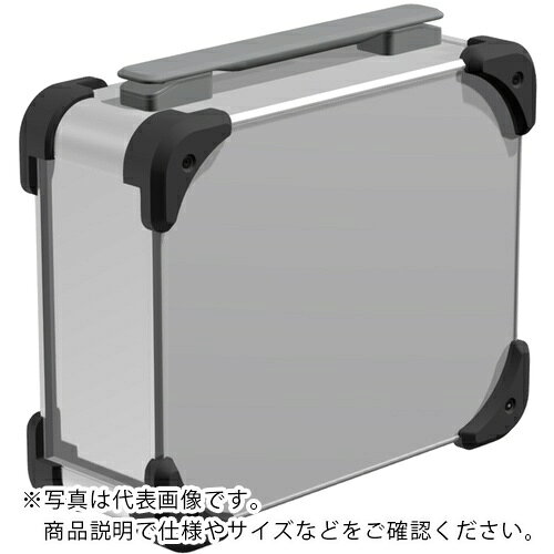 樂天商城 - タカチ ( タカチ電機工業 ) コーナーガード付キャリングケース AUGHシリーズ 111×438×168mm シルバー/ブラック/グレー ( AUGH99-16-43-SBG )