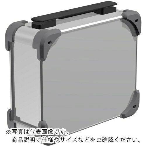 タカチ ( タカチ電機工業 ) コーナーガード付キャリングケース AUGHシリーズ 127×508×438mm シルバー/グレー/ブラック ( AUGH115-43-50-SGB )