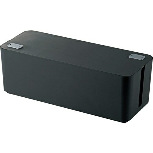 乐天商城 - ELECOM ( エレコム ) 燃えにくいケーブルボックス 幅400mm ブラック ( EKC-BOX001BK )
