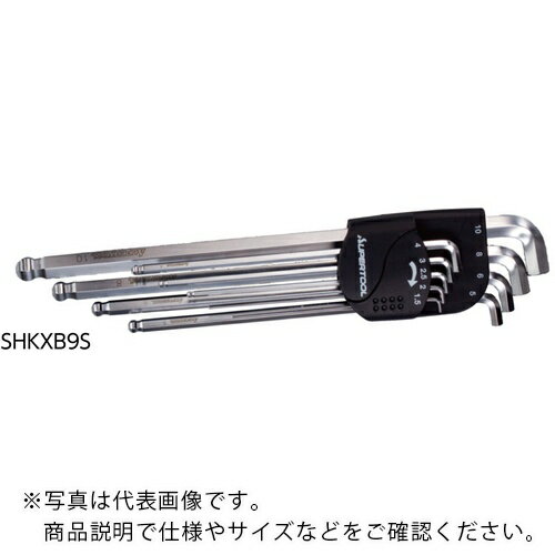 乐天商城 - スーパー ( スーパーツール ) 首下ショートエクストラロングボールポイント六角棒レンチ 3mm ( SHKXB3 )