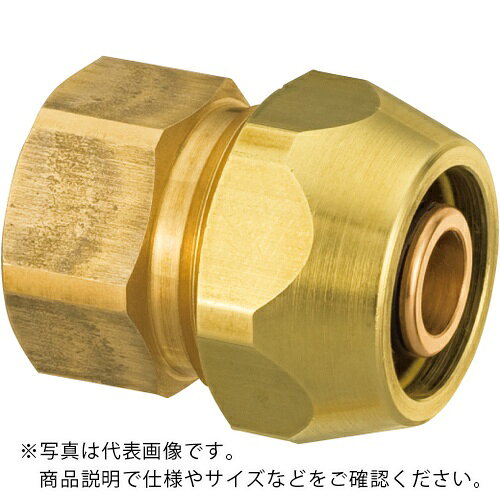 オンダ製作所 ポリ管ジョイント テーパめねじ Rc1/2×呼び径13mm 水道用ポリエチレン1種二層管 ( SR-810 )