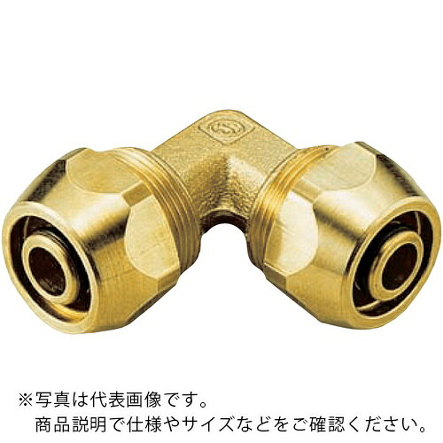 オンダ製作所 ポリ管ジョイント エルボソケット 呼び径13mm 水道用ポリエチレン1種二層管 ( SR-850 )
