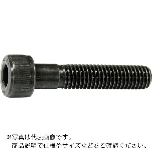 特長：構造用合金鋼（SCM435など）を使用した強度の高いボルトです。M20までは強度12.9、M22以上は強度10.9が保証されています。仕様：寸法(mm)d：M48寸法(mm)L：370ねじピッチ(mm)：5.0六角穴対辺寸法(mm)：36ねじ部長さ(mm)：108タイプ(全ねじ/半ねじ)：半ねじ頭部径(mm)：72頭部厚さ(mm)：48強度区分：10.9表面処理：黒染め（黒色酸化皮膜）JIS B1176規格材質／仕上：構造用合金鋼（SCM435、SCM440など）　●メーカー取寄商品について 本商品はメーカーからの取寄商品となります。 納期は、メーカー確認後、メールでご連絡させて頂きます。 在庫状況、生産状況によっては、かなり納期がかかる場合もございます。 　※お急ぎの場合は、ご注文前の納期確認も承りますので、　　お気軽にお問い合わせください。 　●代表画像について 商品によっては、代表画像を使用している場合がございます。 商品のカラー、サイズなどが異なる商品をイメージ画像として 使用させて頂いている場合がございます。 必ず、商品の品番と仕様をご確認のうえ、ご注文お願いいたいます。 　●北海道・沖縄・離島・一部地域の送料について 別途追加で送料がかかる場合がございます。 送料がかかる場合は、メールにて送料をご連絡させて頂き、 お客様にご了承頂いてからの手配となります。 　●お買上げ明細書の廃止について 当店では、個人情報保護と環境保護の観点から同封を廃止しております。 お買上げ明細書が必要な場合は、備考欄に「お買上げ明細必要」と 記載お願いいたします。 当店からの出荷の場合は、同封にて発送させて頂きます。 （※メーカー直送の場合は、PDFデータをメールさせて頂きます。）