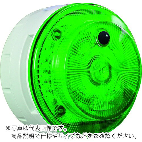 NIKKEI ( 日惠製作所 ) LED回転警報機 ニコUFOmyubo 電池式 人感センサー 緑 車両注意 ( VK10M-B04JG-ST ) orangetool-14139861 Orange Tool Tokiwa パッケージ画像