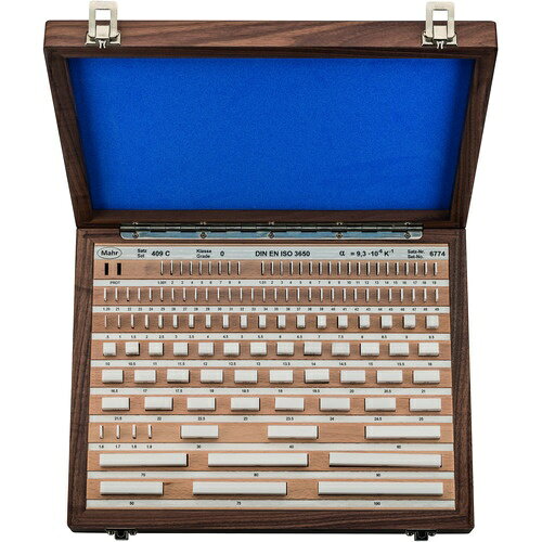 マール 409C/K グレードK セラミック製ゲージブロック 121個セット ( 409C/K 121PCS ) orangetool-14361510 Orange Tool Tokiwa パッケージ画像