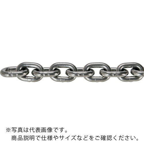 特長：JIS F 2106第一種規格相当品です。カットチェーンです。この品番では、26．1M〜27．0Mの範囲で長さの指定が可能です。指定いただいたサイズにカットして出荷します。指定寸法を含むリンクでカットするため、実際には指定寸法より若干長くなる可能性があります。（最大約1リンク分）指定寸法より短くなることはありません。この品番では、26．1M〜27．0Mの範囲で長さの指定が可能です。指定いただいたサイズにカットして出荷します。指定寸法を含むリンクでカットするため、実際には指定寸法より若干長くなる可能性があります。（最大約1リンク分）指定寸法より短くなることはありません。仕様：全長(m)：26.1〜27.0線径d(mm)：8.0内長P(mm)：24内幅W(mm)：12使用荷重(kN)：4.7チェーン径(mm)：8.0外長L(mm)：40外幅B(mm)：28JIS F 2106第一種規格相当品全長はリンク内側×内側です。ラインナップ：＜ショートリンク＞線径6・8・9mmは長さ30Mまで1Mごと、線径11・13mmは長さ25Mまで1Mごとにそれぞれ品番設定がありますので、必要なサイズを含んだ品番でご注文ください。ショートリンクチェーン(短鎖環)材質／仕上：SS400相当品表面処理：磨き注意：お見積・ご注文時は必要なm数と本数をご指定ください。同一品番内であれば、長さが違っても価格は同じです。必要なサイズを含んだ品番を選んでご注文下さい。m単位ではなく、「本」単位での品番です。JIS証明書をご入用の場合は、証明書費用として別途料金がかかります。送料別途となります。サイズや本数、送り先地域により送料は変動します。提供不可：SDS　●メーカー取寄商品について 本商品はメーカーからの取寄商品となります。 納期は、メーカー確認後、メールでご連絡させて頂きます。 在庫状況、生産状況によっては、かなり納期がかかる場合もございます。 　※お急ぎの場合は、ご注文前の納期確認も承りますので、　　お気軽にお問い合わせください。 　●代表画像について 商品によっては、代表画像を使用している場合がございます。 商品のカラー、サイズなどが異なる商品をイメージ画像として 使用させて頂いている場合がございます。 必ず、商品の品番と仕様をご確認のうえ、ご注文お願いいたいます。 　●北海道・沖縄・離島・一部地域の送料について 別途追加で送料がかかる場合がございます。 送料がかかる場合は、メールにて送料をご連絡させて頂き、 お客様にご了承頂いてからの手配となります。 　●お買上げ明細書の廃止について 当店では、個人情報保護と環境保護の観点から同封を廃止しております。 お買上げ明細書が必要な場合は、備考欄に「お買上げ明細必要」と 記載お願いいたします。 当店からの出荷の場合は、同封にて発送させて頂きます。 （※メーカー直送の場合は、PDFデータをメールさせて頂きます。）