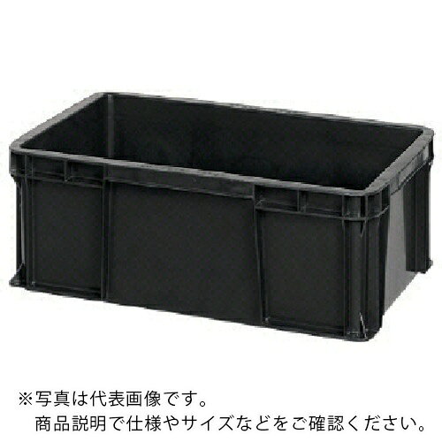 積水 ( 積水テクノ成型 ) 導電コンテナ 黒 ( TS-40 ) 【500個セット】 orangetool-14405478 Orange Tool Tokiwa パッケージ画像