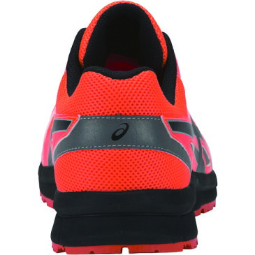 アシックス ウィンジョブCP206 HiーVis ショッキングオレンジ×ブラック 22.5cm 1271A006.800-22.5 ( 1271A006.80022.5 ) アシックスジャパン(株)