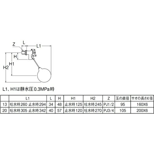 SANEI　セミWボールタップ V47-13 ( V4713 ) SANEI（株）