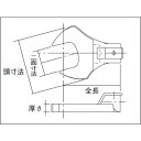 トーニチ　SH型オープンヘッド　許容トルク140．0　二面寸法16mm ( SH15DX16 ) （株）東日製作所 3