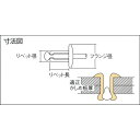 エビ　ブラインドリベットエコBOX　アルミ／スティール　5－6　（300本入） NSA 56EB ( NSA56EB ) （株）ロブテックス 3