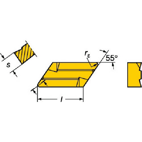 SANDVIK ( サンドビック ) T-Max 旋削用ネガチップ(140) 235 ( KNUX 16 04 10L11 235 (140) ) 【10個セット】