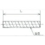水本 ( 水本機械製作所 ) 組込ボルト ステンレス カットボルト 全長100mm ねじ径M-6 ( BC-6M100 ) 【メーカー取寄】