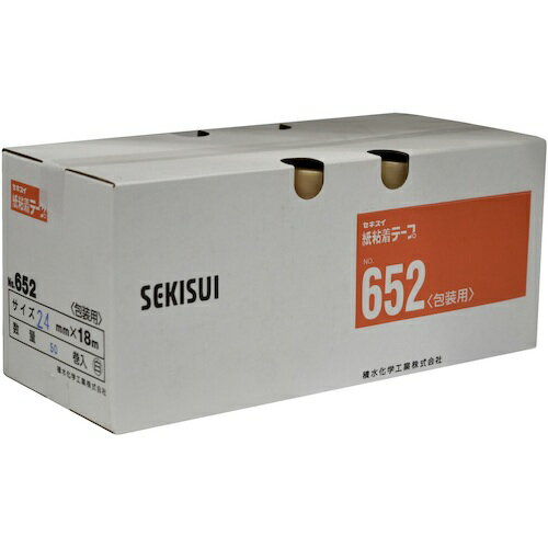 積水 紙粘着テープ#652 24X18 ( K652X05 ) 積水化学工業(株)