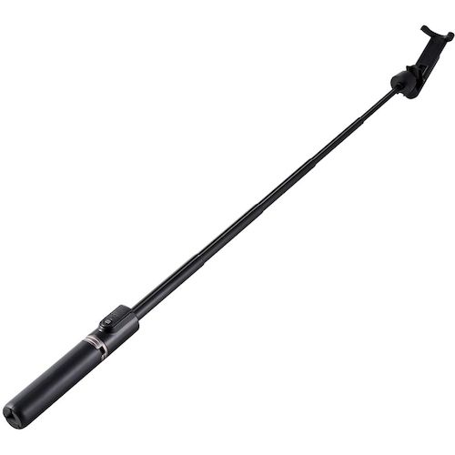 ELECOM ( エレコム ) スマートフォン用三脚 自撮り棒 2way Bluetoothリモコン付 ブラック ( P-STSR02BK )