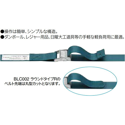 KITO ( キトー ) ベルトラッシング BLC形 幅25mm 長さ5m 最大使用力0.5kN 軽負荷用...