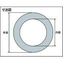 TRUSCO ガスケット フランジ内パッキン 10K 20A 3T ( D6000-10K-20A-3T-RF ) トラスコ中山(株)