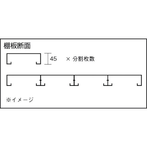 TRUSCO ( トラスコ中山 ) スチールラック M10型棚用棚板 1800X620 中受付 ネオグレー ( M10-T66S NG (1730X570MM) ウケツキ )