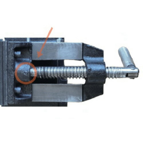 【SALE価格】TRUSCO ボール盤バイスFV-75用 シャフト用ねじ ( FV-75SFN ) トラスコ中山(株)