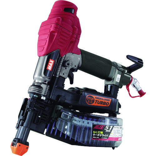 MAX ( マックス ) エアねじ打機ターボドライバ 高さ312×幅116×全長300mm ( HV-R51G...