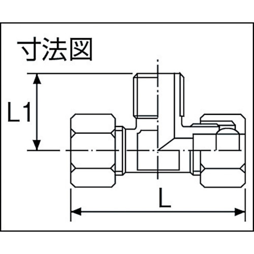 ASOH ( アソー ) 二方リングチーズ PT3/8XΦ8 ( RT-2308 )