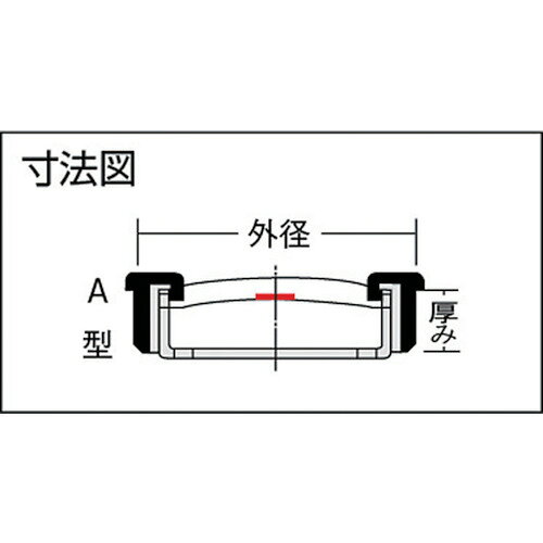 【SALE価格】武蔵 ( 武蔵オイルシール工業 ) オイルレベルゲージ 外径25mm 厚さ5.5mm 取付穴径25mm ( OLG-25A ) orangetool-10329626 Orange Tool Tokiwa サンプル画像2
