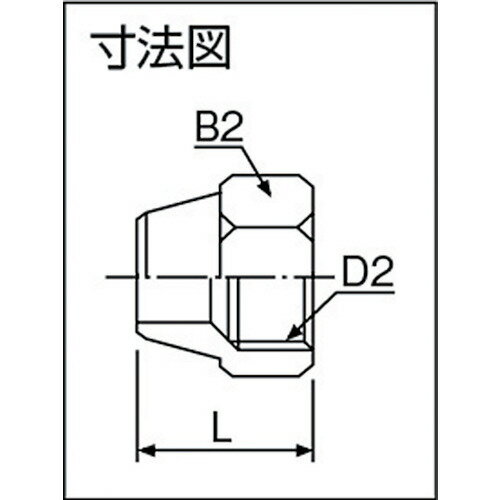 ASOH ( アソー ) フレアーナット Φ10 ( FN-1010 )