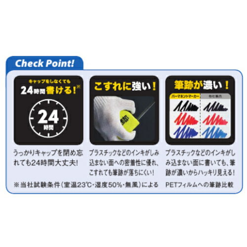 PILOT 油性マーカー パーマネントマーカー100 ブラック 中字丸芯 ( MPM-10F-B ) (株)パイロットコーポレーション