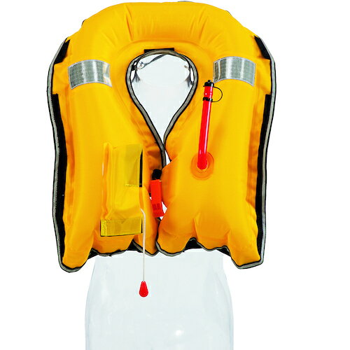 OCEANLIFE ( オーシャン・ライフ ) 手動膨張式ショルダータイプ 小型船舶用ライフジャケット レッド TYPE A L orangetool-12320014 Orange Tool Tokiwa サンプル画像2