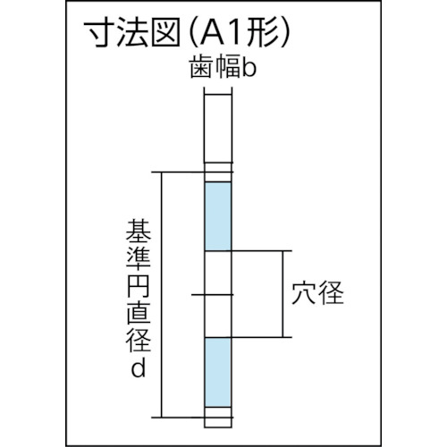 KG ( 協育歯車工業 ) S45C平歯車 モジュール0.5 圧力角20度(並歯) 黄銅 A1形 ( S50...