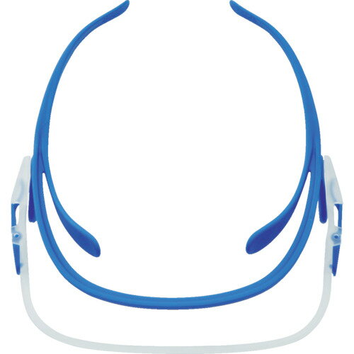 ミドリ安全 メディカルフェイスシールド ルックユー 本体 ブルー ( VMS-551-B ) ミドリ安全(株)