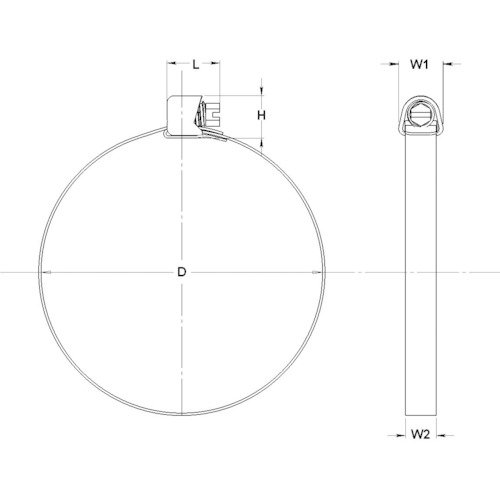 JUBILEE マルチバンド+スクリューセット 11mm幅10m バンド1本・締金具25個 ( MB1708 )