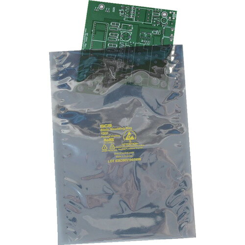 SCS ( DESCO ) 静電気シールドバッグ フラットタイプ 457X508mm 100枚入り ( 10018...