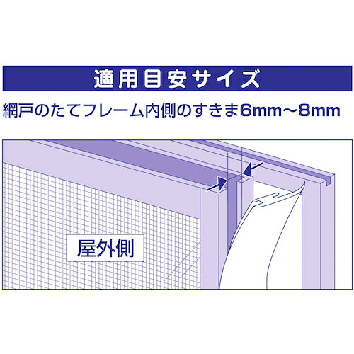 Dio ( イノベックス ) 網戸用品 虫よけゴム 2.2m グレー ( 210539 )