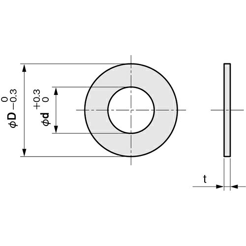 IWATA ( 岩田製作所 ) シムリング(SUS) 30X40X1mm (10枚入) ( RS030040100 )